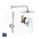 GROHE Concealed SHower  Bundle 529 ( Concealed body set  BauLoop 2way+ Head Shower set + Stick HandShower )  