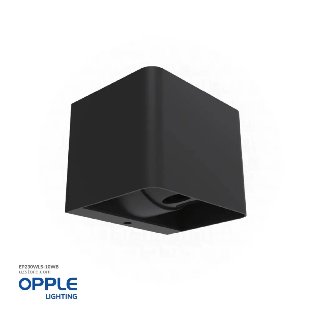 [EP230WLS-10WB] OPPLE LED Wall light E3 10W 3000K BL GP2 DZ  Black Small Warm white  719002002601