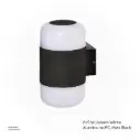 OPTARA Outdoor Wall Light - 2×5WW, 3000-3500K, Aluminum+PC, Matt Black SH-W21019R