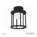 OPTARA Outdoor Light - 18WW, 3000-3500K, Aluminum+PC, Matt Black SH-202291RD/225