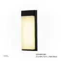 KNVIX - Wall Outdoor Light - 24W, SANAN LED, 135×65×315mm, Aluminum+PC, Matt Black,  7273 18W