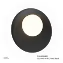 KNVIX - Wall Outdoor Light - 12W, SANAN LED, /190x90mm, Aluminum+PC, Matt Black,  3059 WW