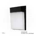 KNVIX - Wall Outdoor Light - 18W, SANAN LED, 170×70×215mm, Aluminum+PC, Matt Black,  6094 WW
