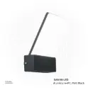 كنفيكس - إضاءة خارجية جدارية- 18 واط، ليد سانان، 155×69×232mm ، ألومنيوم وبولي كربونات، أسود مطفي،  6126 WW 18W