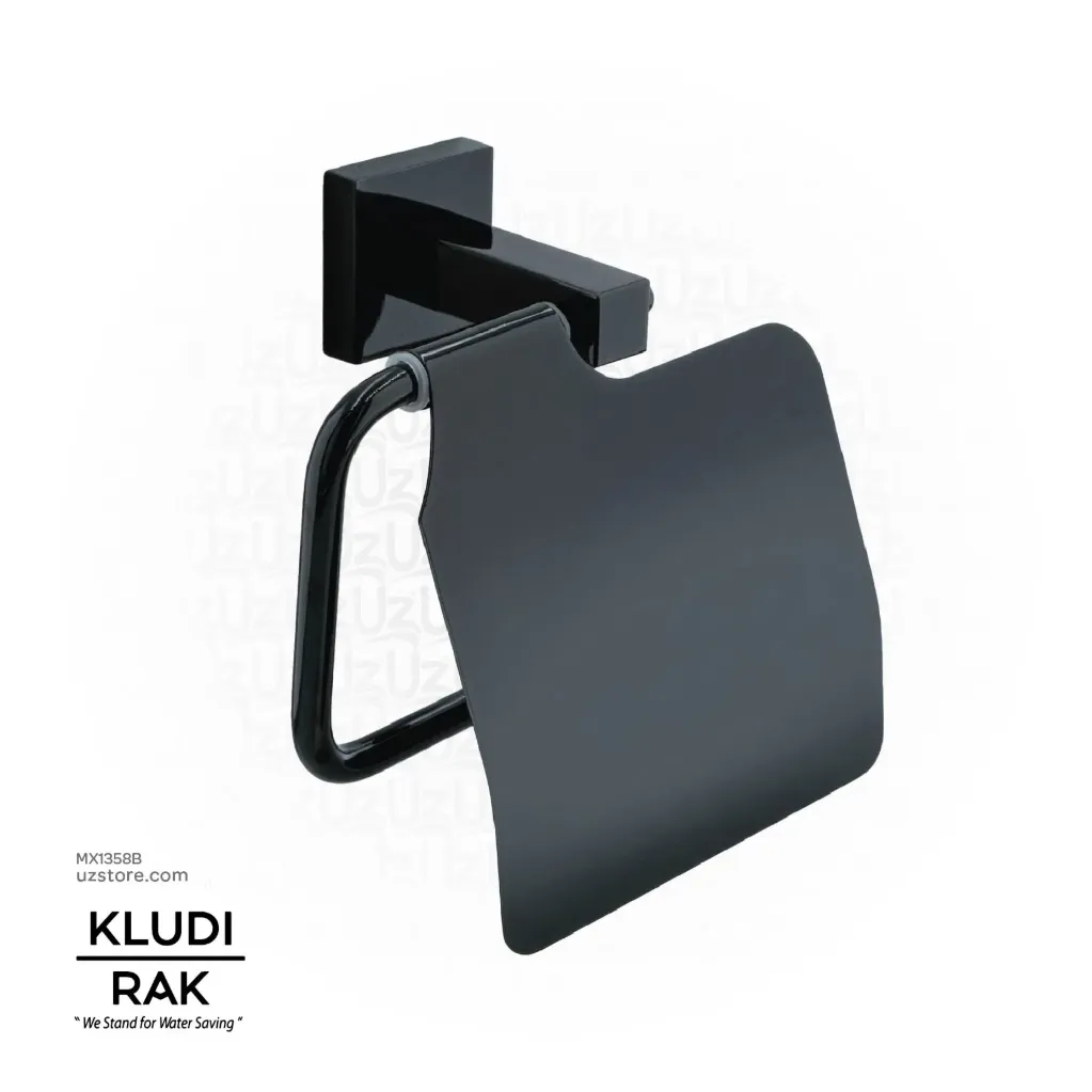 [MX1358B] KLUDI RAK HARMONY: Toilet Paper Holder - Matt Black RAK24004.BK2