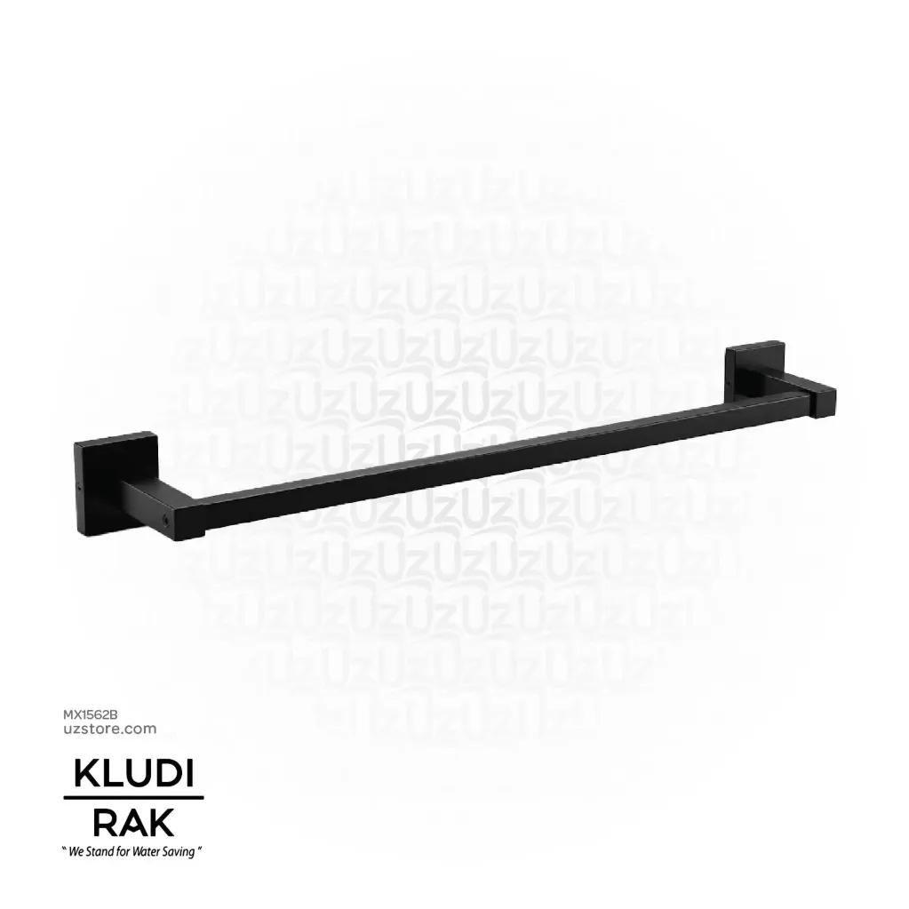 [MX1562B] KLUDI RAK HARMONY single towel bar 610 mm Matt Black RAK24001.BK2 