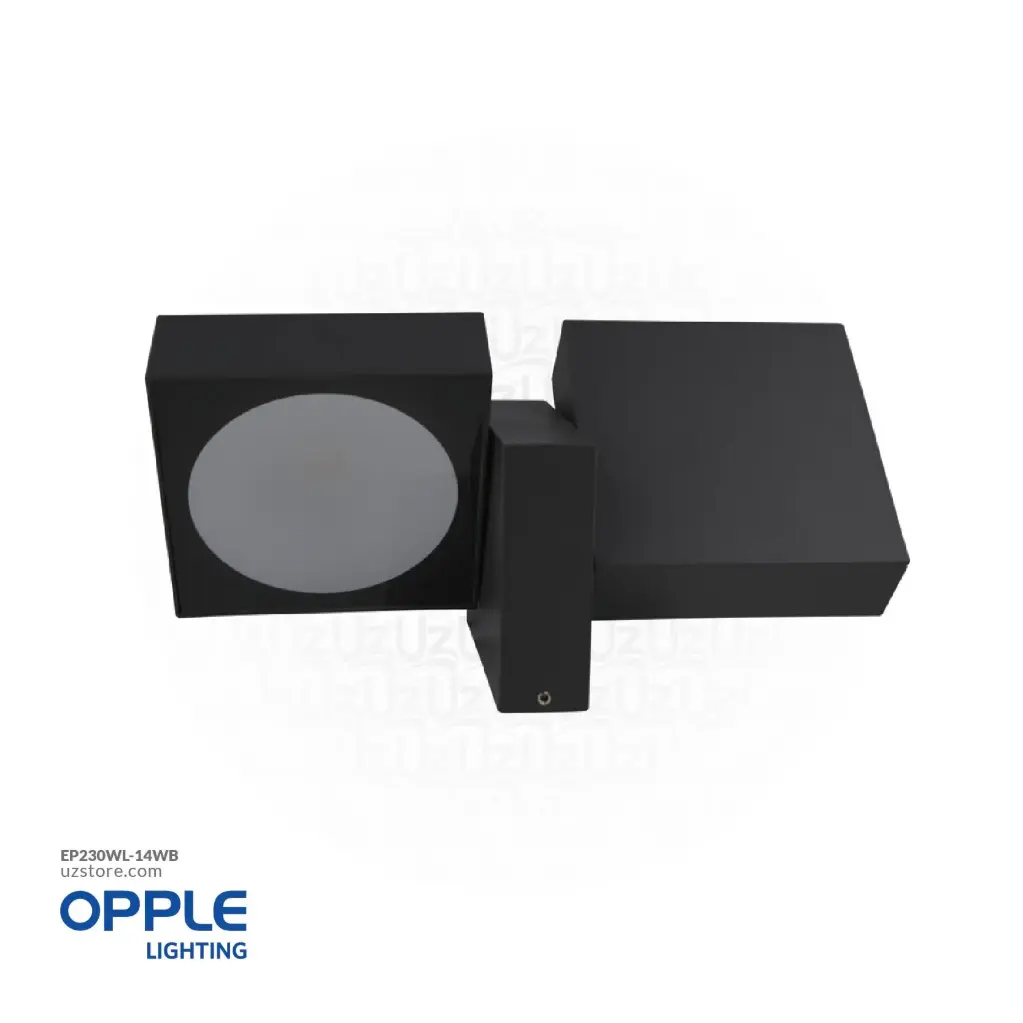 [EP230WL-14WB] OPPLE LED Wall light WL E4 14W 3000K BlackK GP2 DZ Warm white 719002003501  