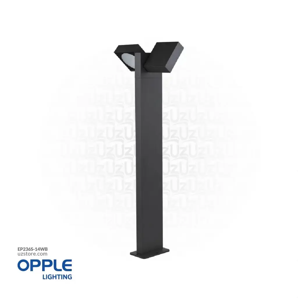 OPPLE LED Bollard Light P2-14W  3000K BK Black  H 750 MM Warm White 718001002001