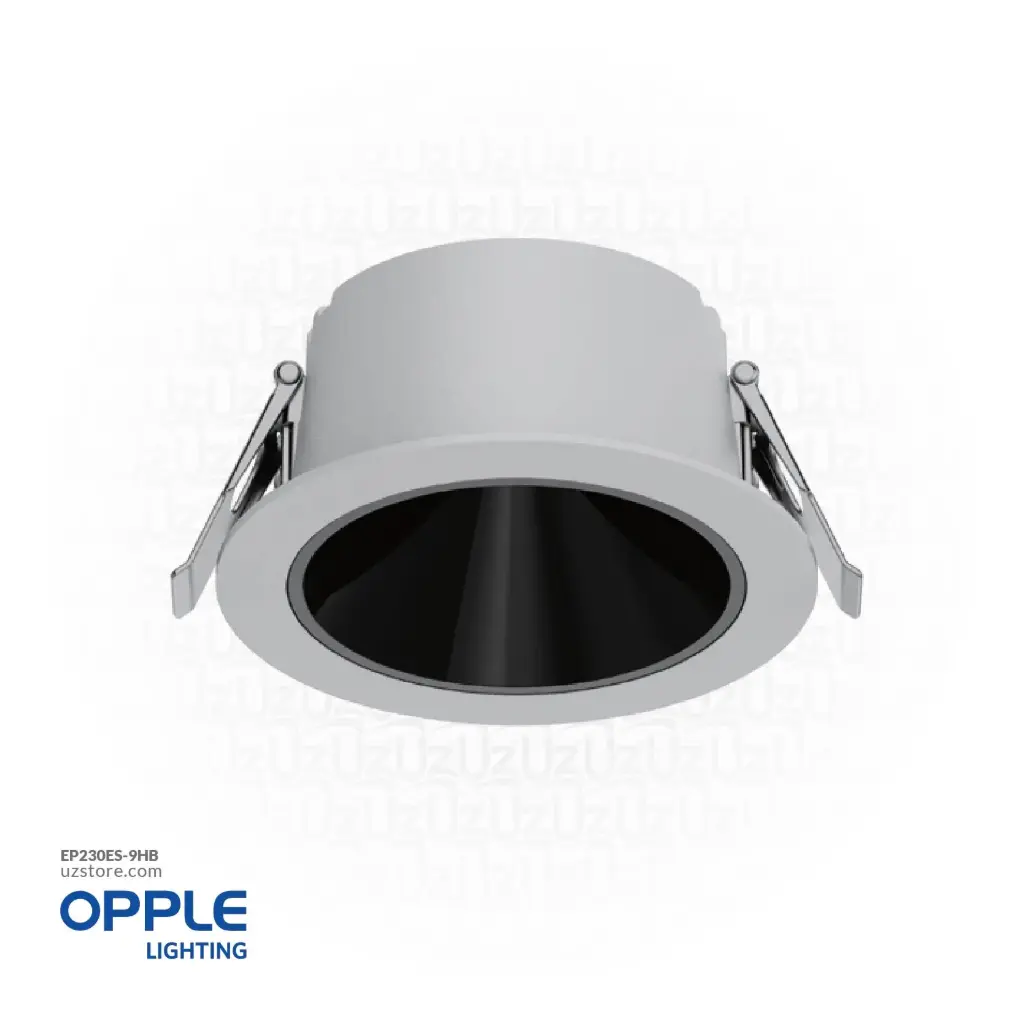 OPPLE LED ES Down Light  RC-ESVII R75-9W-4000K-BK Black Natural White, 540001380200