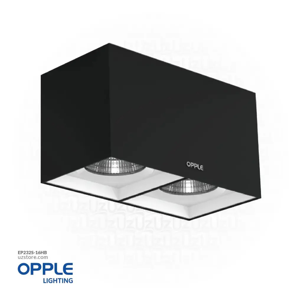 [EP232S-16HB] OPPLE LED SM Down Light 16W, 4000K Natural White, Black 541010001400
