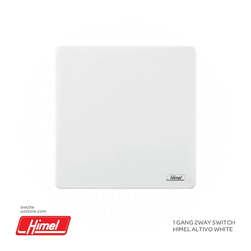 [SHA21W] 1 Gang 2way Switch Himel Altivo White HWDAL1G2BQ