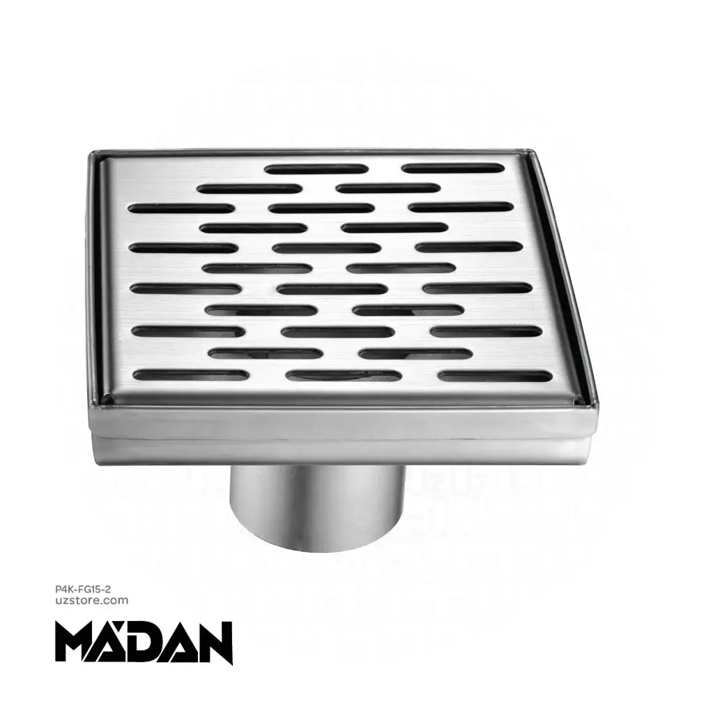MADAN Stainless Steel Floor Drain Grating 150x150 MM FC 15-2