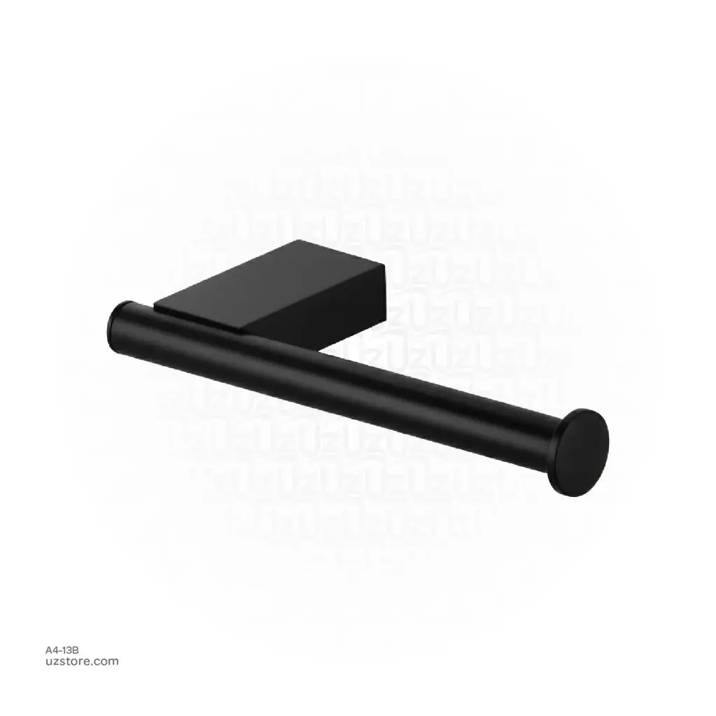 Black Paper holder 17.5x8x2.5cm Brass & stainless steel 