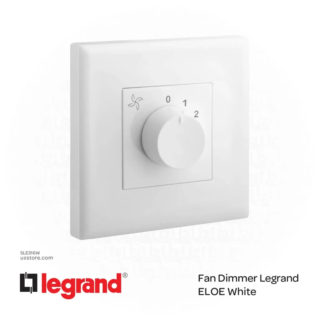 Fan Dimmer Legrand ELOE White