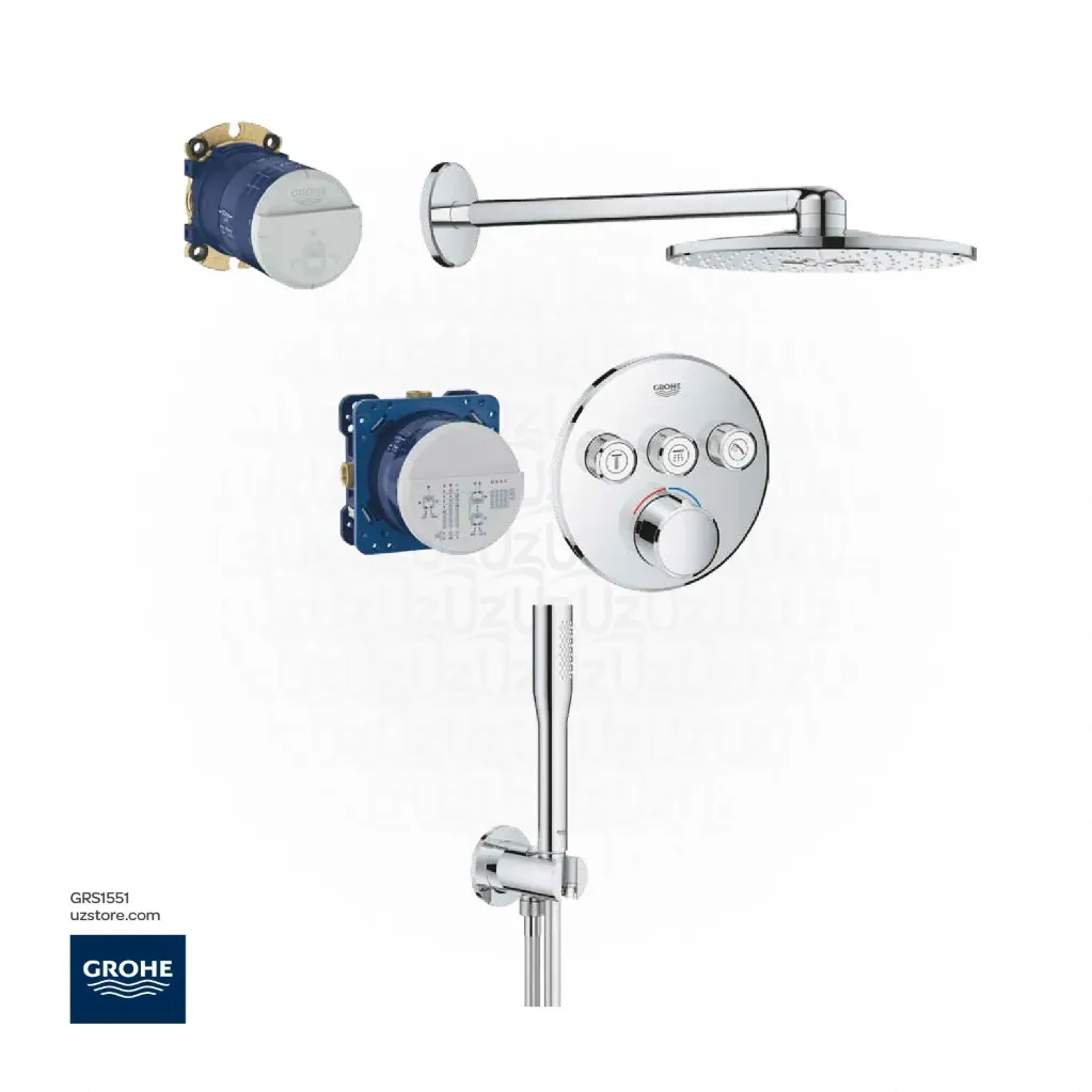 [GRS1551] GROHE SmartControl Perfect shower set with Rainshower SmartActive 310