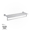 KLUDI RAK Towel Double Shelf 600mm SS 304 Satin finish RAK91020