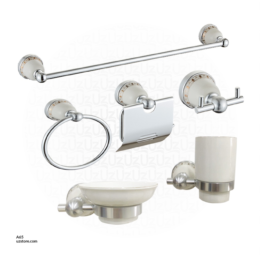  Silver Bath Accessories
6 PCS SET
78 - 56*55*69