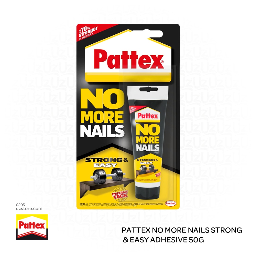 Pattex No More Nails Strong & Easy Adhesive 50g