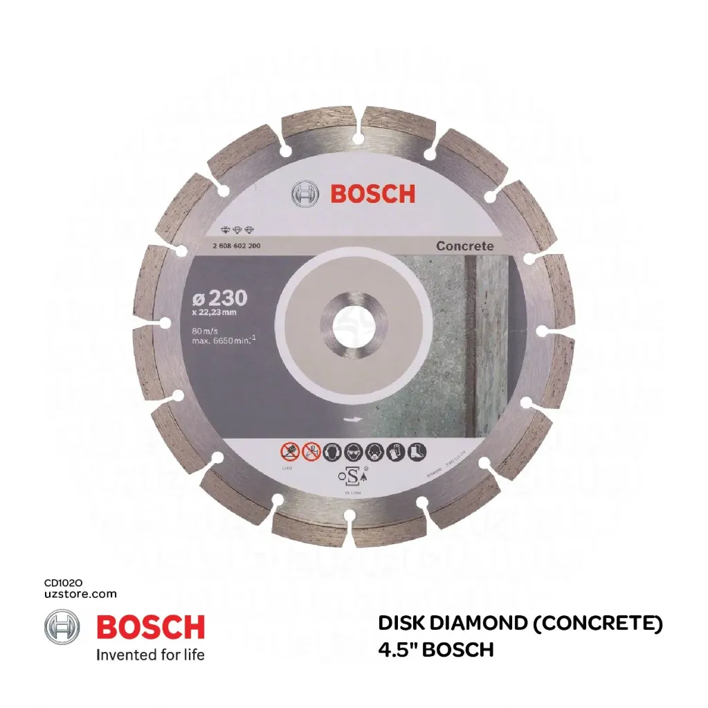 قرص قطع ماسي ل ( الخرسانة) 4.5" BOSCH