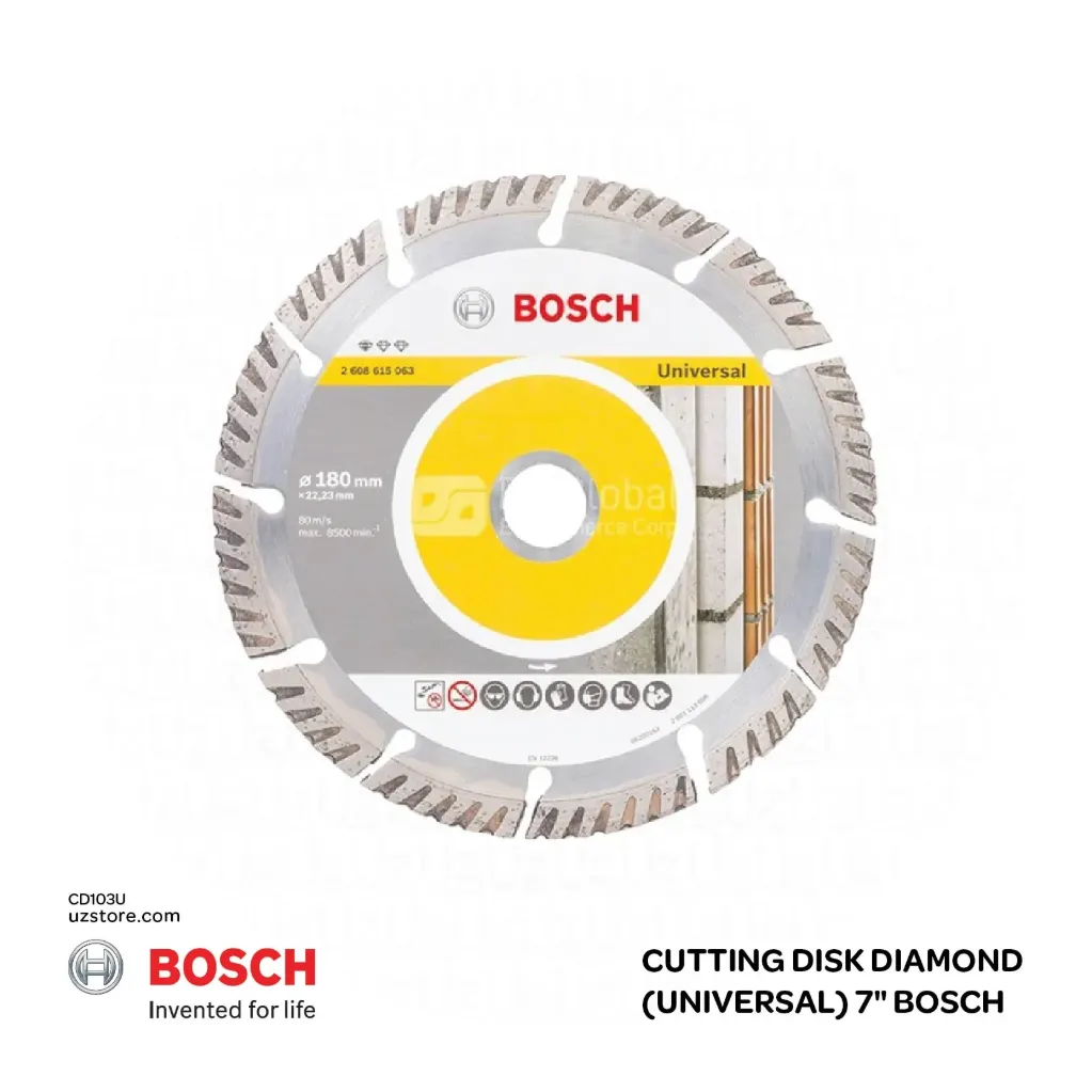 Cutting Disk Diamond (Universal) 7" BOSCH