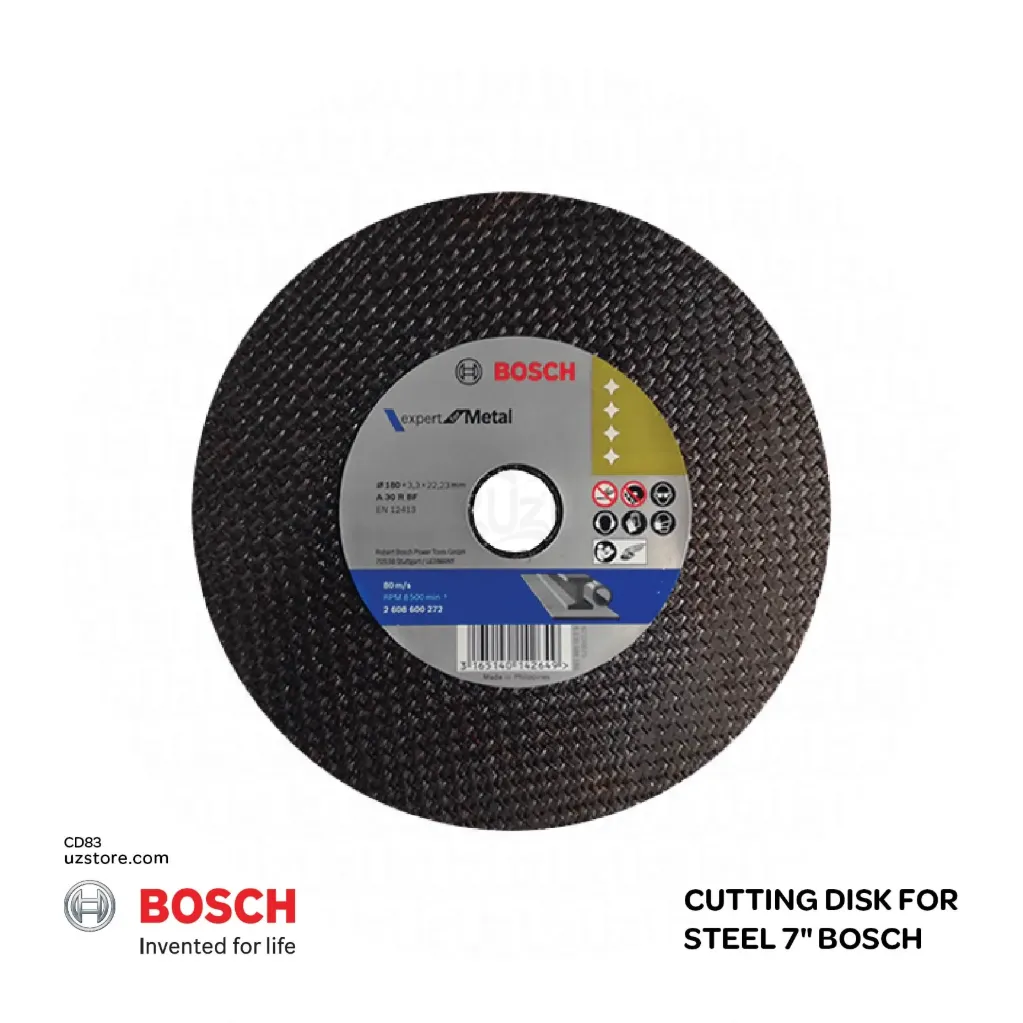 cutting Disk for steel 7" BOSCH