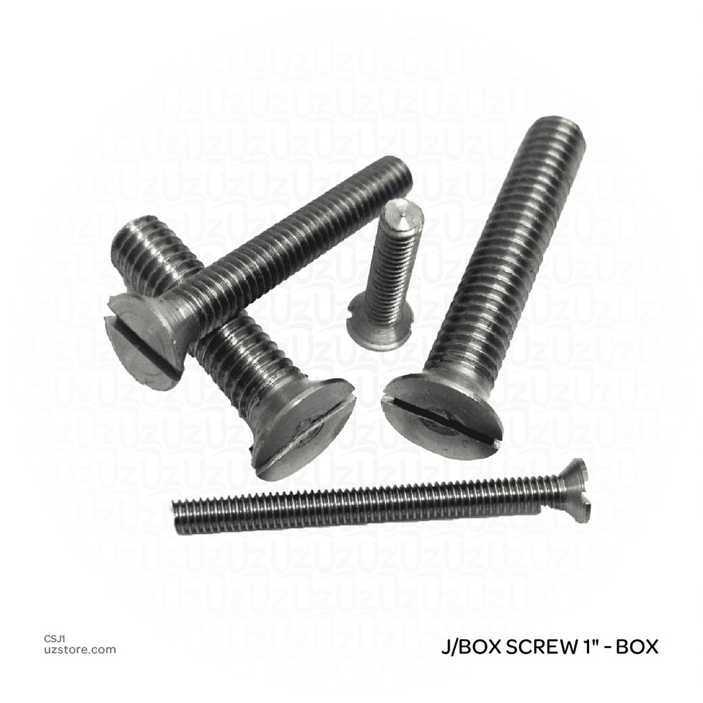 J/box Screw 1" - box