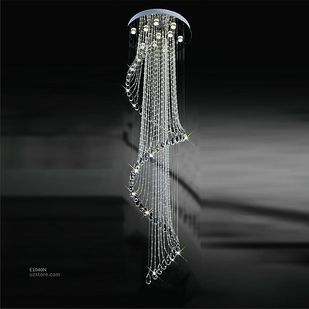 [E1040N] 8848 LED مصباح ثريا  كريستال