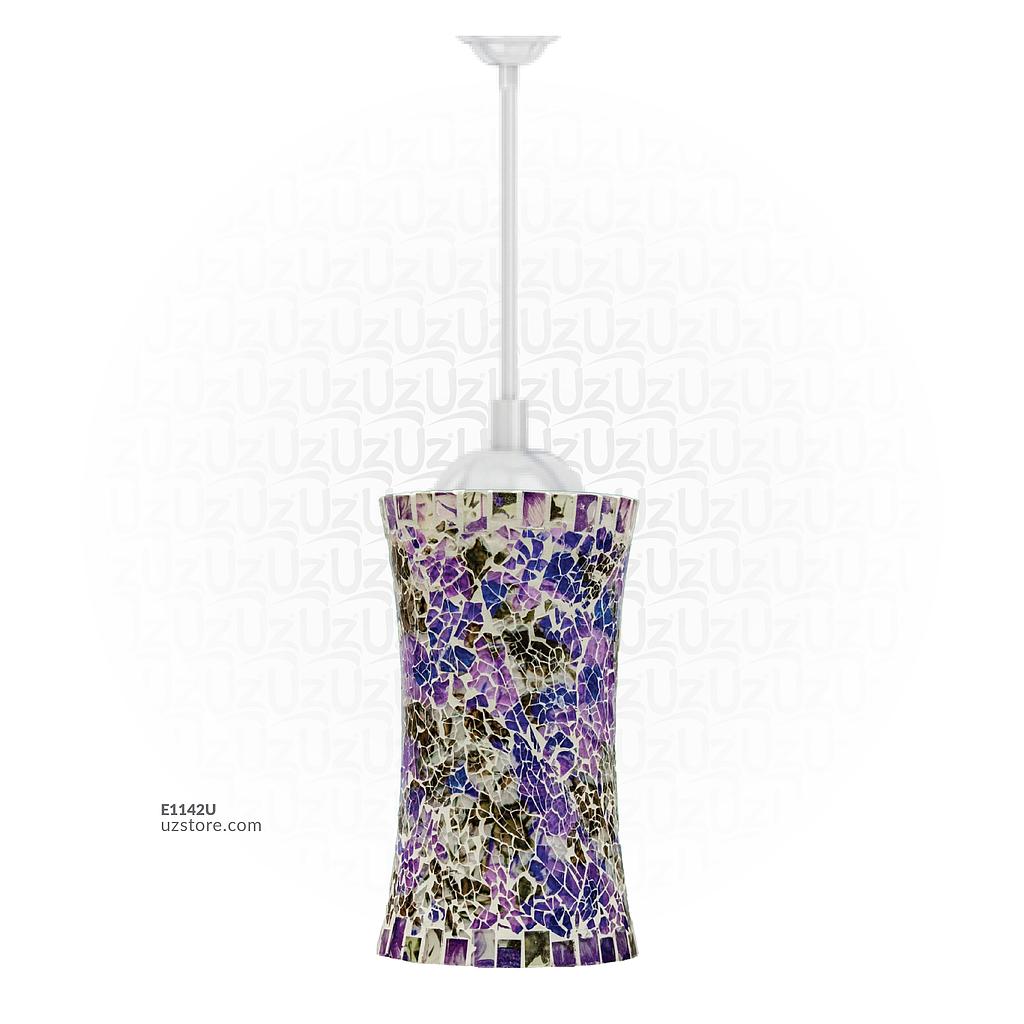 [E1142U] Ceiling  Mosaic Glass light