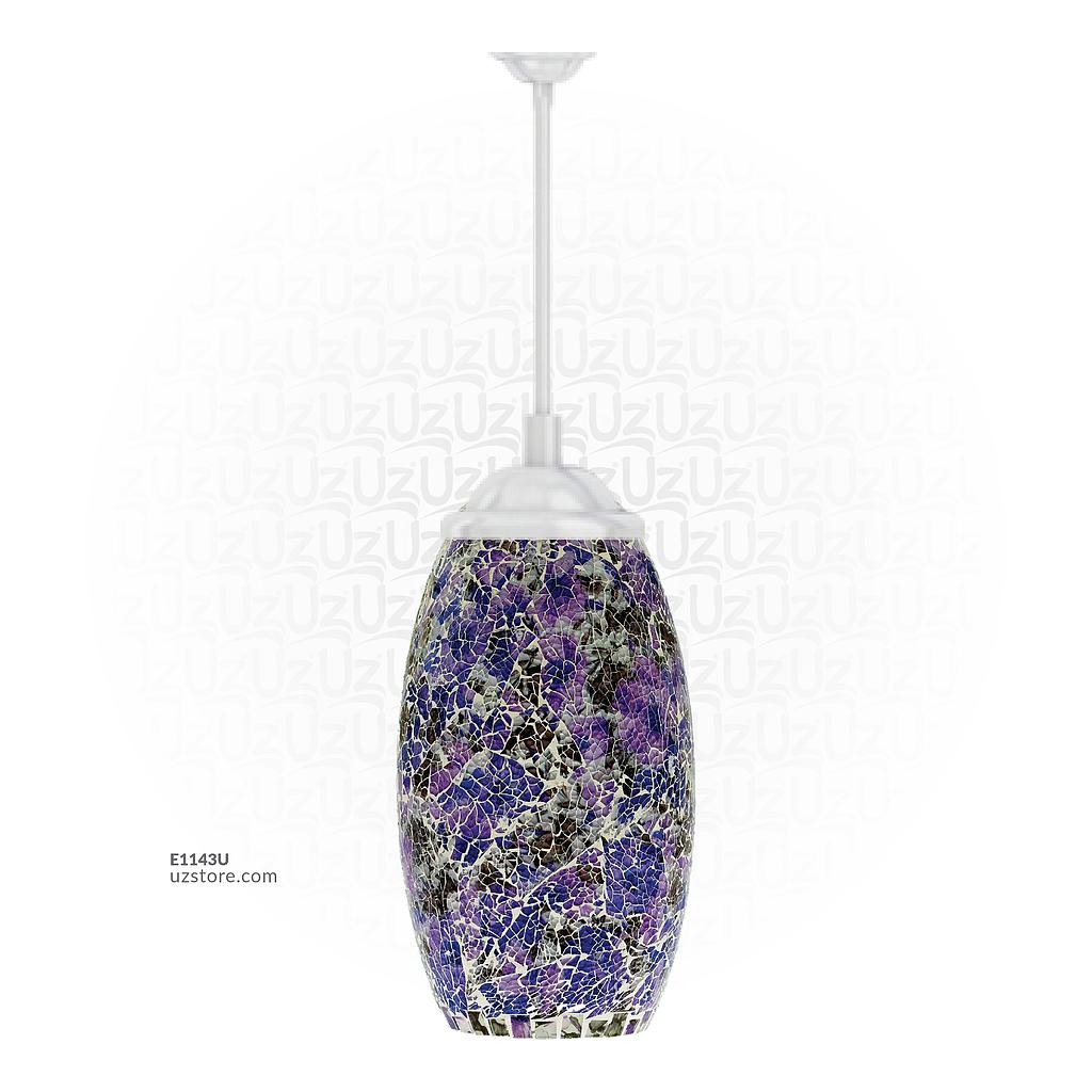 [E1143U] Ceiling  Mosaic Glass light