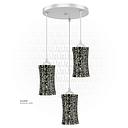 [E1149W] Ceiling  Mosaic Glass light 3way