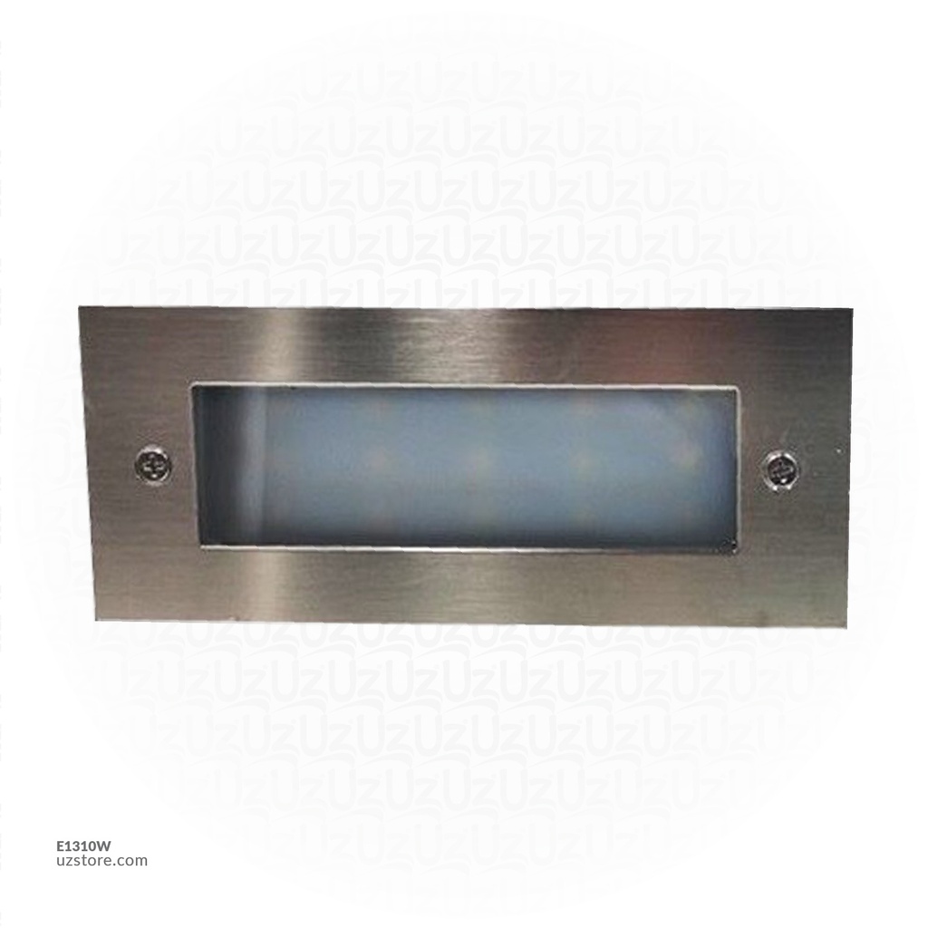 LED Outdoor Step LIGHT 1W WW Silver
