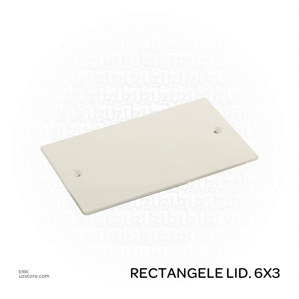 SQUARE LID. 6x3