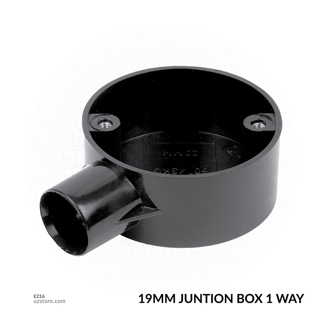19MM JUNCTION BOX 1 WAY