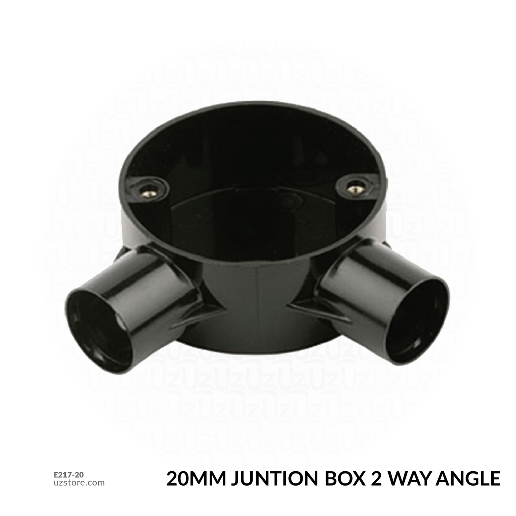 20MM JUNTION BOX 2 WAY ANGLE