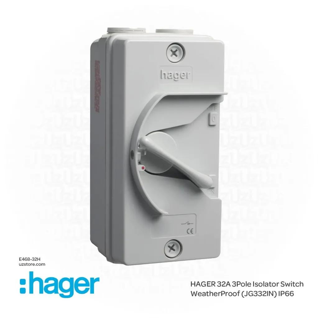 32A 3Pole سويك قاطع واتر برف HAGER