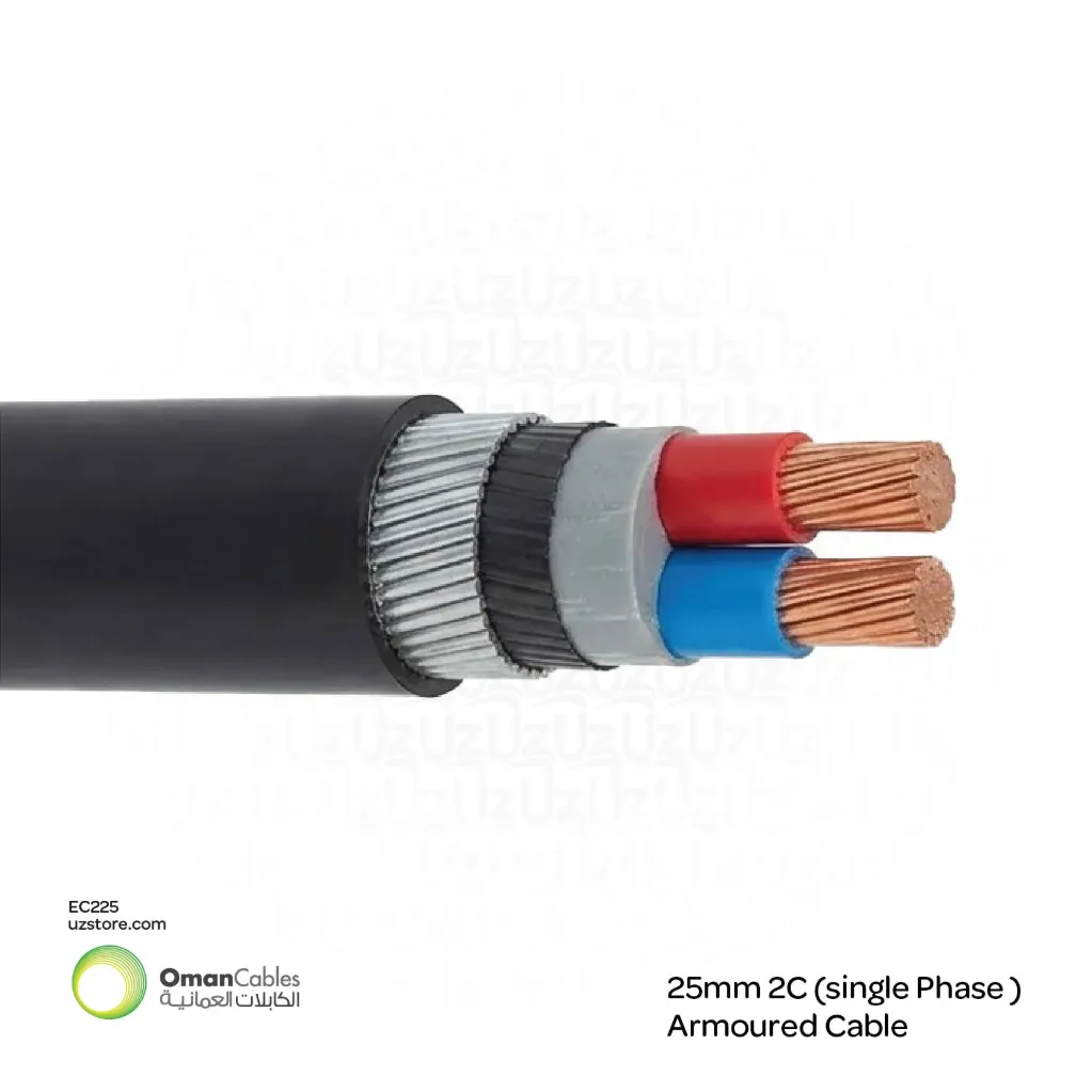 [EC225] 25mm 2C (single Phase ) Armoured Cable