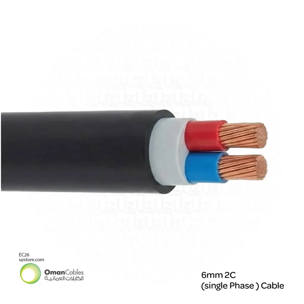 [EC26] 6mm 2C (single Phase ) Cable