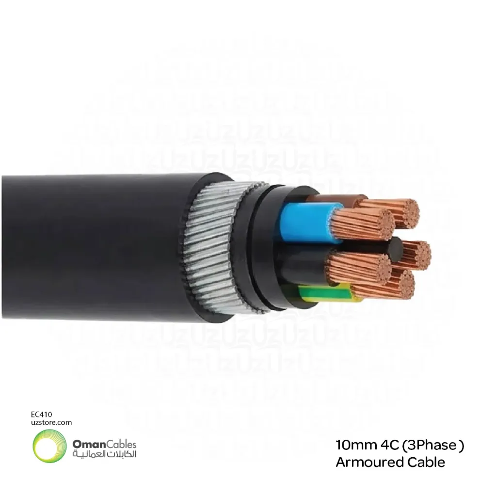 [EC410] 10mm 4C (3Phase ) Armoured Cable