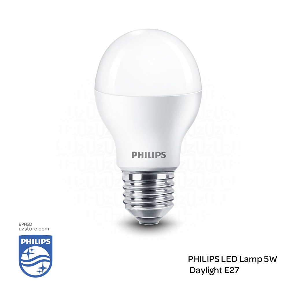 فيليبس لمبة إضاءة ليد بقوة 5 واط، كلفن 6500 ضوء نهاري بارد أبيض
PHILIPS E27