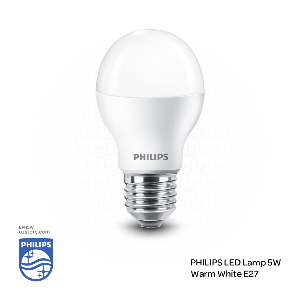 فيليبس لمبة إضاءة ليد بقوة 5 واط، كلفن 3000 ضوء الأبيض الدافئ
PHILIPS E27