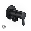 KLUDI RAK Brass Black Angle Valve 1/4 Turn Black Glossy
RAK13013.BK1