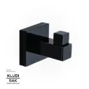 KLUDI RAK Harmony Robe Hook Matt Black RAK24005.BK2