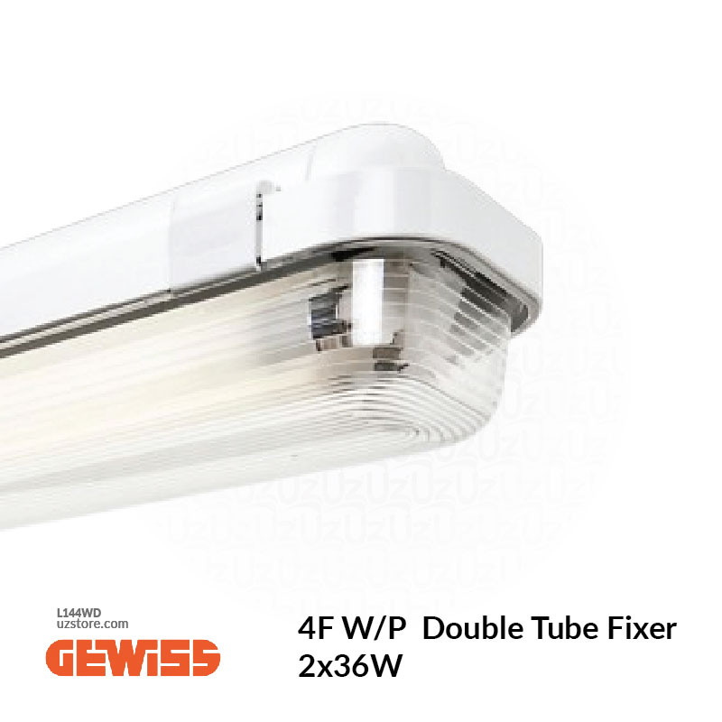4F W/P Gewiss Double Tube Fixer 2x36W