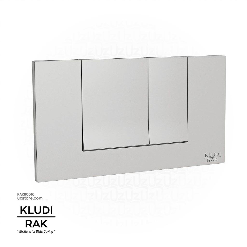 KLUDI RAK Dual Flush Control Plate Bright Chrome RAK80010