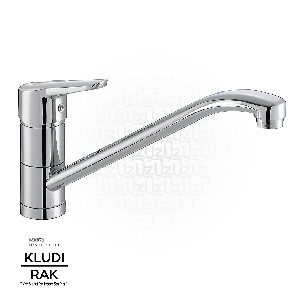Kludi RAK11010 Project Single Lever Sink Mixer DN10 Swivel with Long Spout