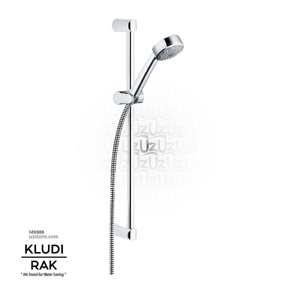KLUDI RAK Prime 1S Shower Set Length 600mm, 
(Hand Shower + Hose + Bar), RAK6063005