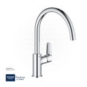 GROHE BauEdge Single-lever sink mixer 1/2" , 31367001 , chrome