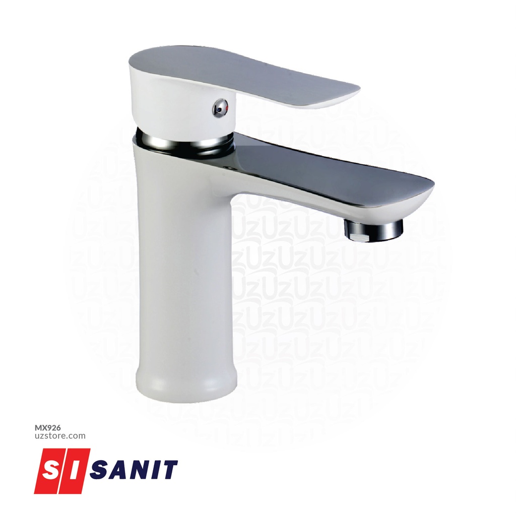 W/B mixer (S/h) SISANT White Chrome SI 02302