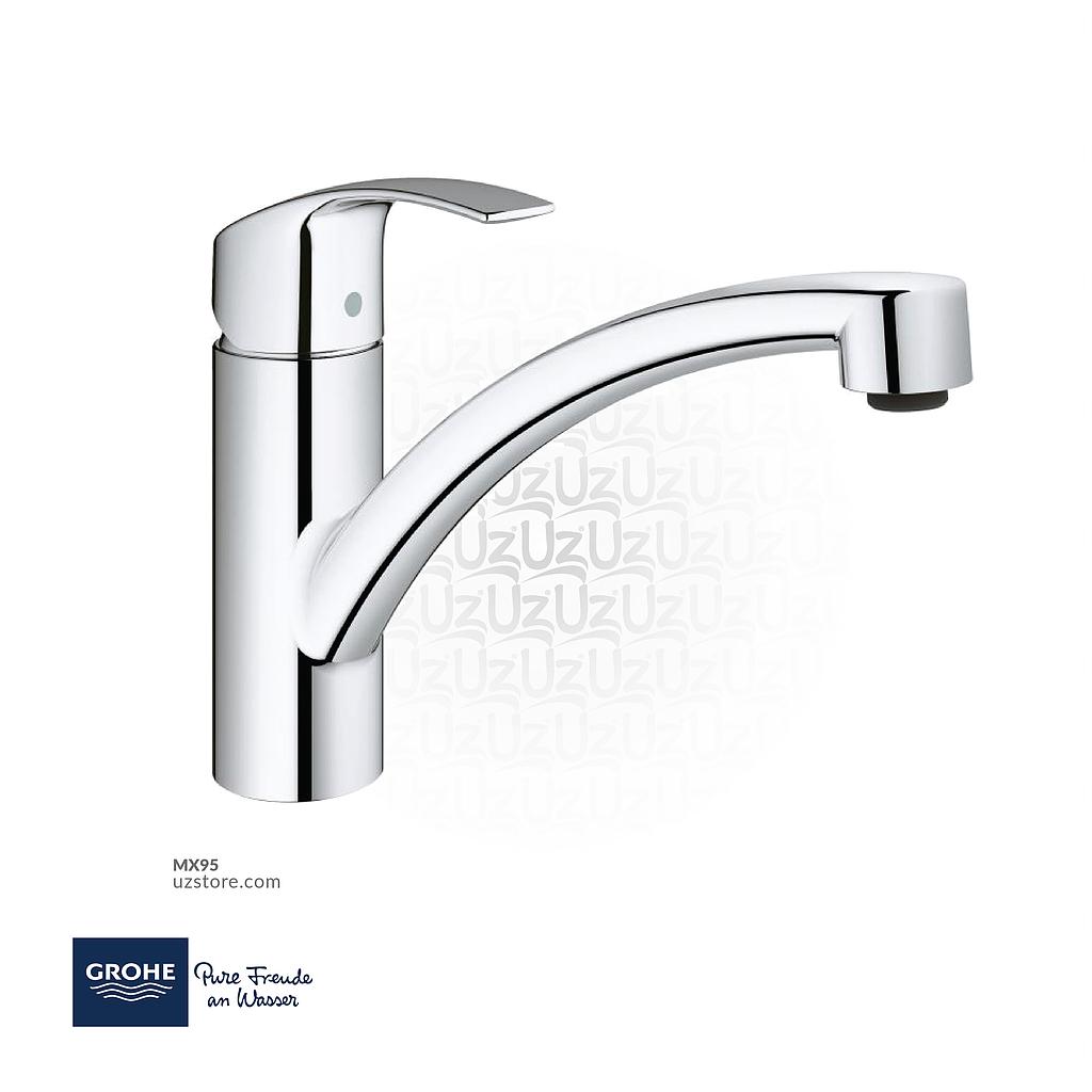 [GR33281003] جروهي يوروسمارت  خلاط مغسلة مطبخ بمقبض فردي low spout 33281003