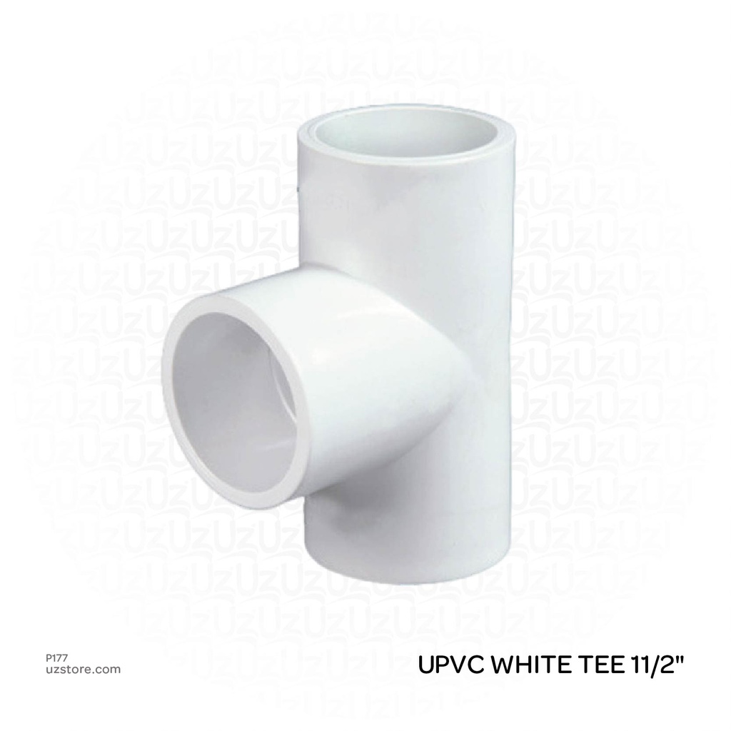 UPVC WHITE TEE 11/2"